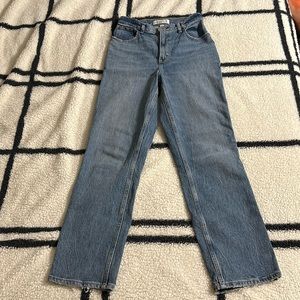 Abercrombie and Fitch 90s straight ultra high rise jeans 26/2s curve love